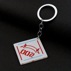 National Team 02 Square Double X Acrylic Keychain