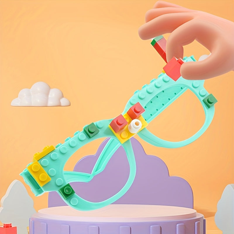 DIY Building Blocks Glasses for Kids Educational Toy