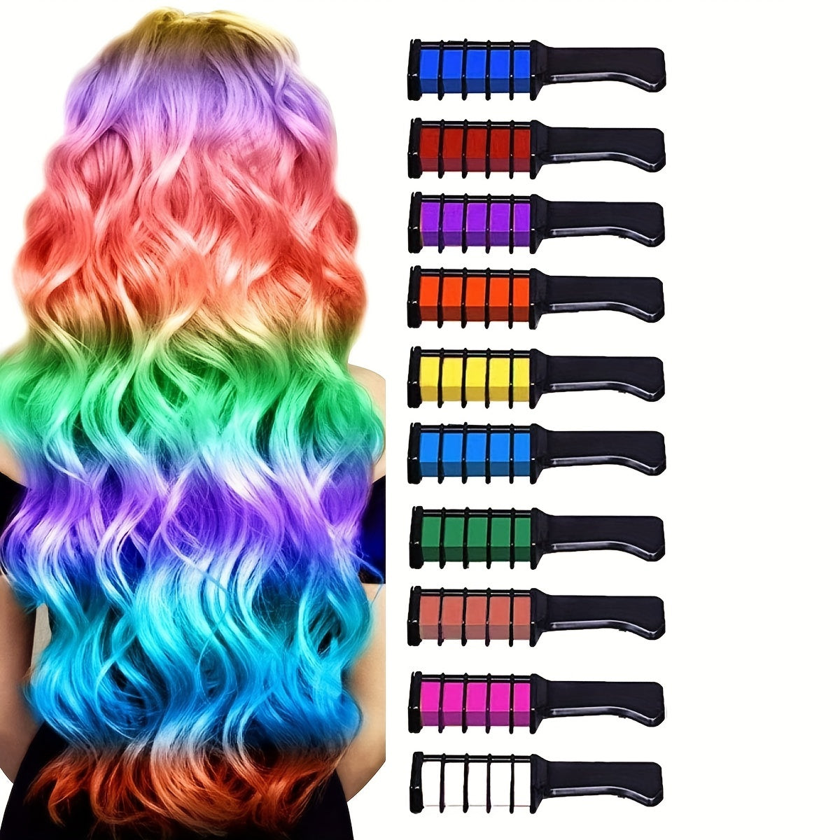 Portable Hair Dye Comb - Easy Temporary Hair Color