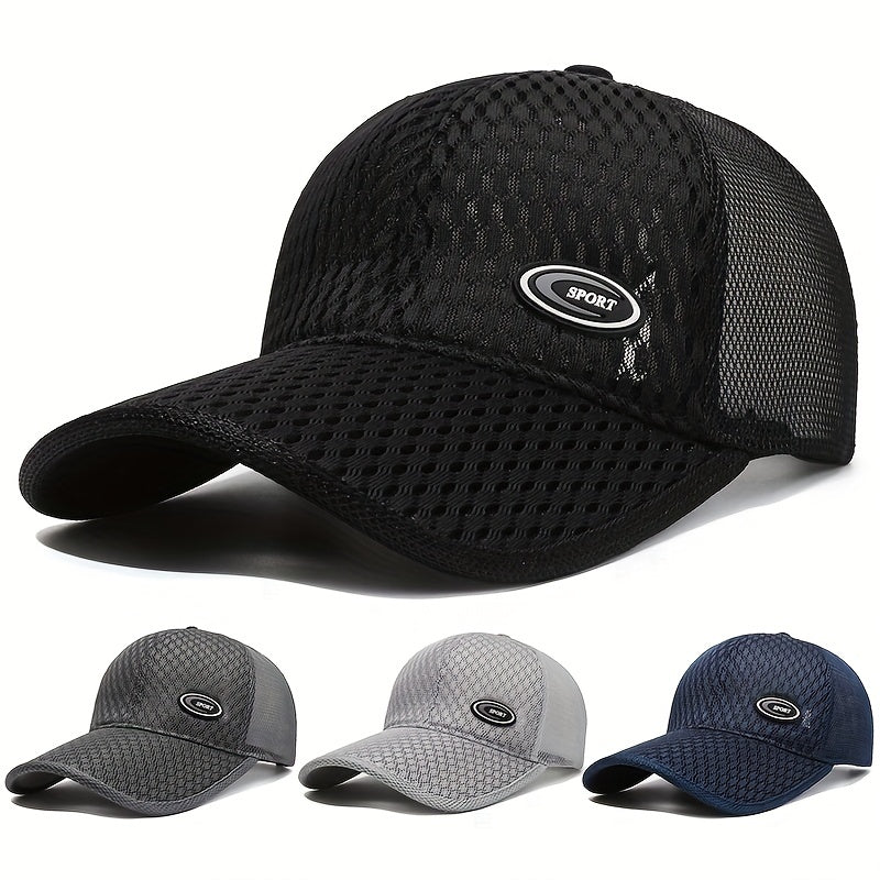 Men's Mesh Sports Baseball Cap Outdoor Breathable