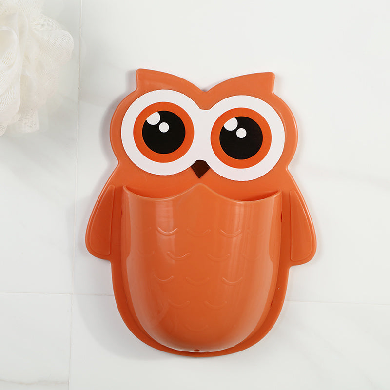 Cartoon Storage Rack for Kitchen and Bathroom with Toothbrush Holder