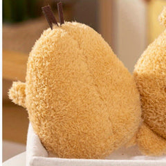 Potato Plush Toy Soft Fluffy Stuffed Animal with Expressive Eyes & Mouth