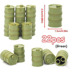 22pcs Military Building Blocks Obstacle Course Toy