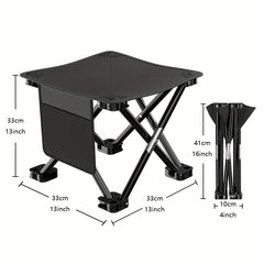 Portable Folding Chair with Storage Bag for Camping Fishing