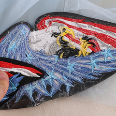 Creative Cartoon Eagle Embroidery Patches DIY Clothes Accessories