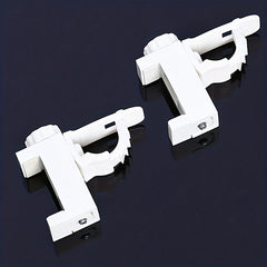 2pcs Curtain Rods Bracket Hanger Hooks - Wall Organizer for Home