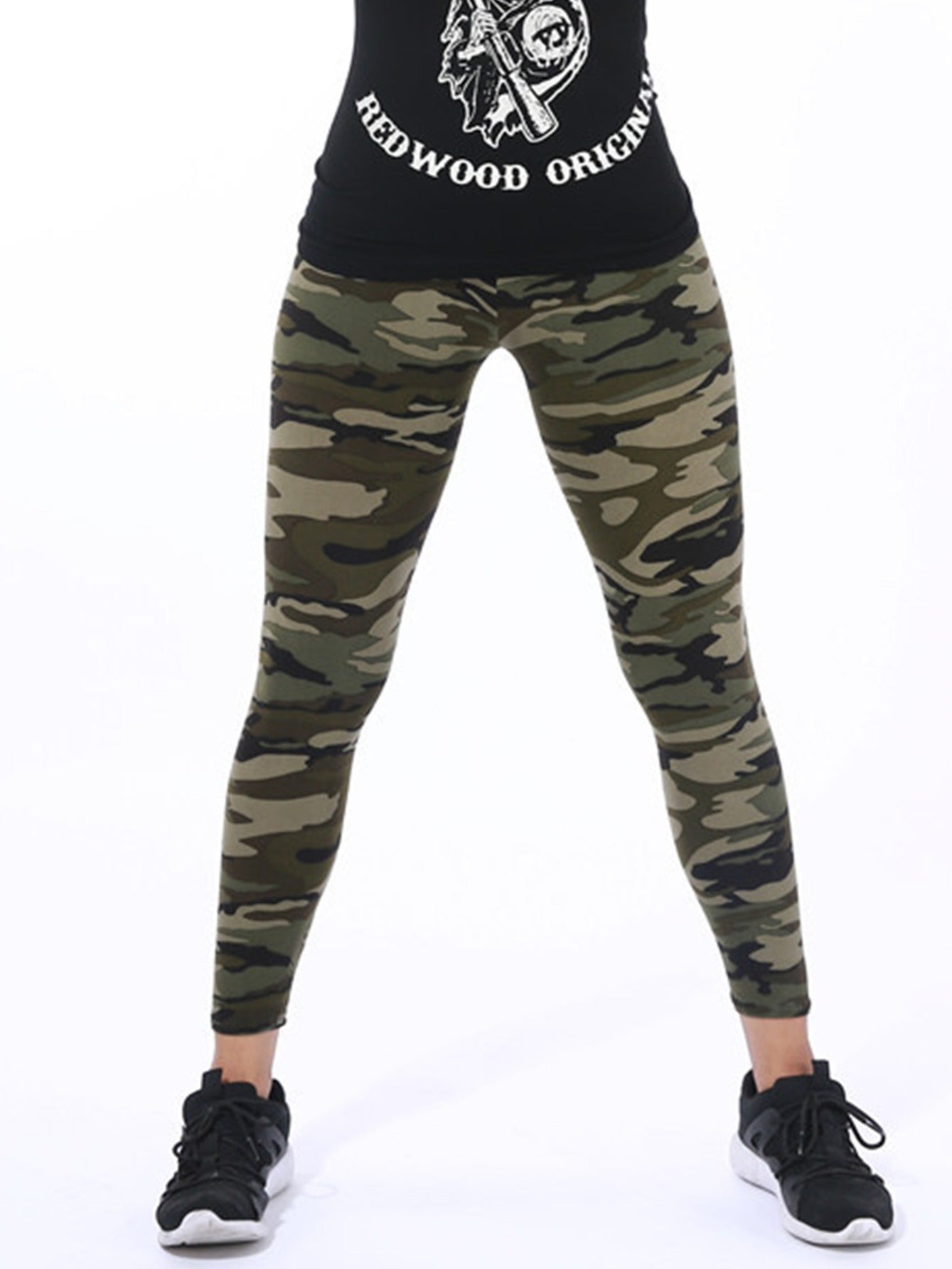 Floral Printed High Waist Leggings for Women