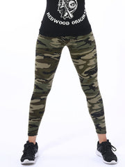Floral Printed High Waist Leggings for Women