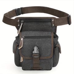 Canvas Tactical Drop Leg Bag Outdoor Waist Pack For Women Pocket