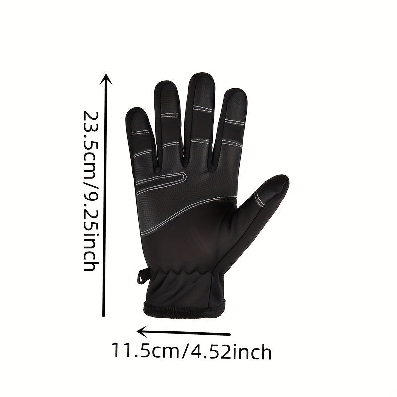 Men's Winter Cycling Gloves for Outdoor Sports, Climbing, and Driving