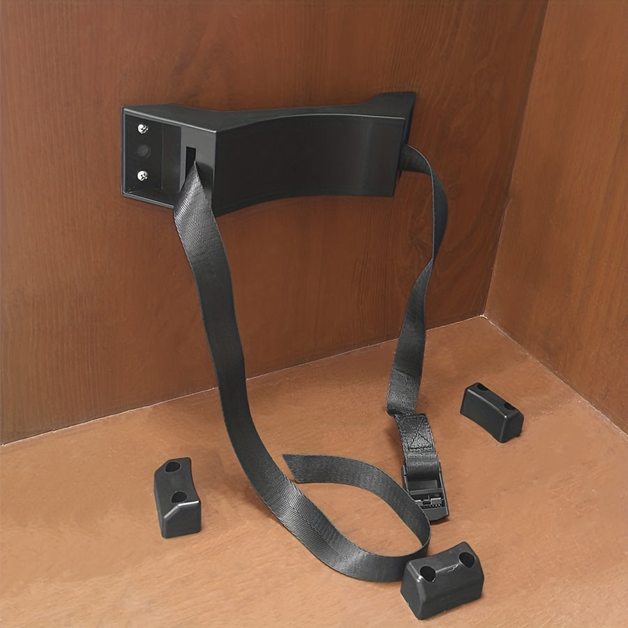 RV Gas Cylinder Fixing Seat with Ground Foot Gas Tank Bracket