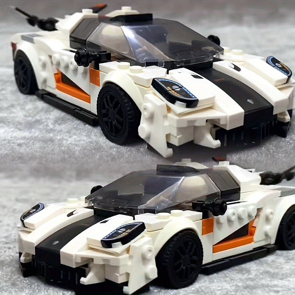 MOC Sports Car Building Kit ABS Plastic Racing Car Model Blocks Set