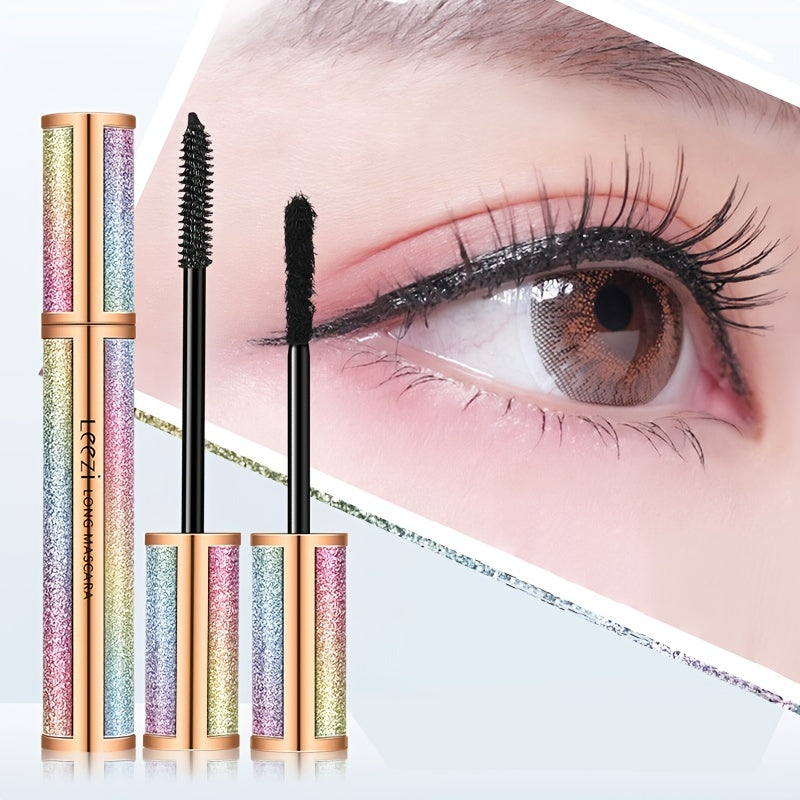 Waterproof 4D Fiber Mascara Long Lasting Smudge Proof Natural Thickening