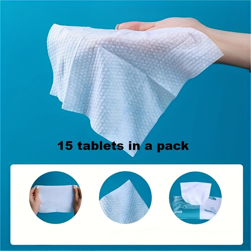 15pc Car Glass Wipes Film Cleaner Interior Cleaning Wipes