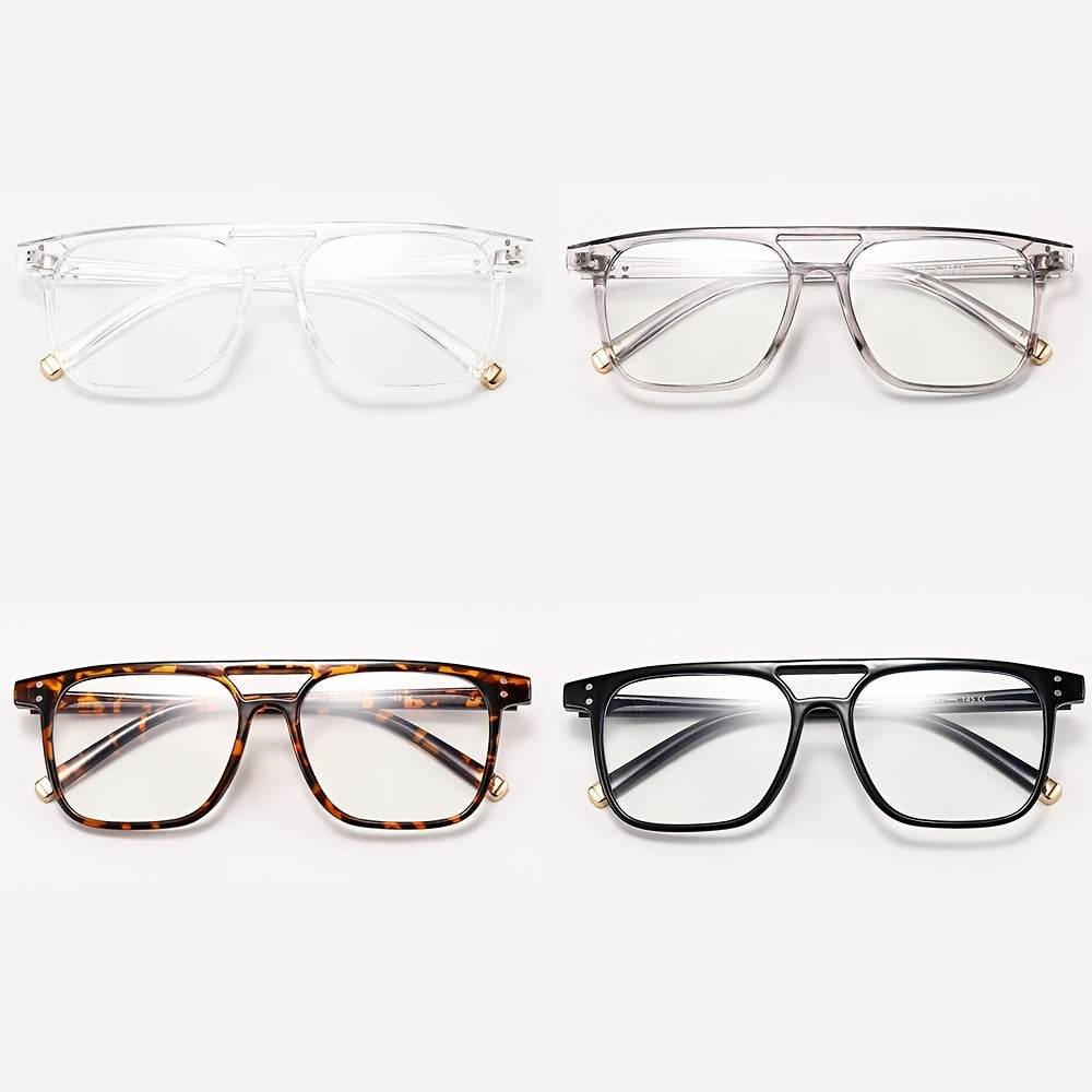 Men's Transparent Frame Flat Mirror
