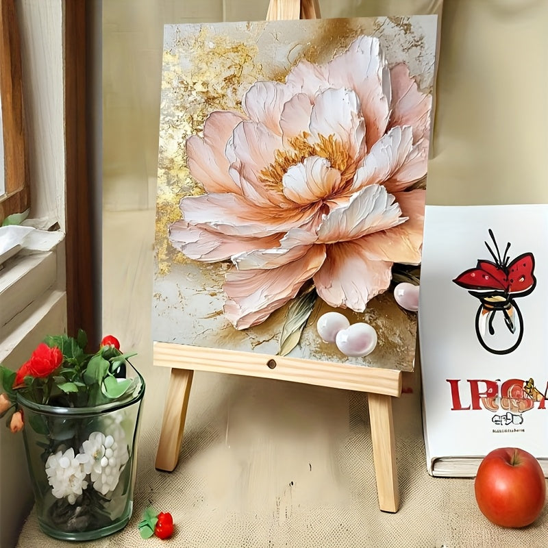 DIY Paint by Numbers Kit Flower for Beginners Hand Painted Craft Ideal Gift