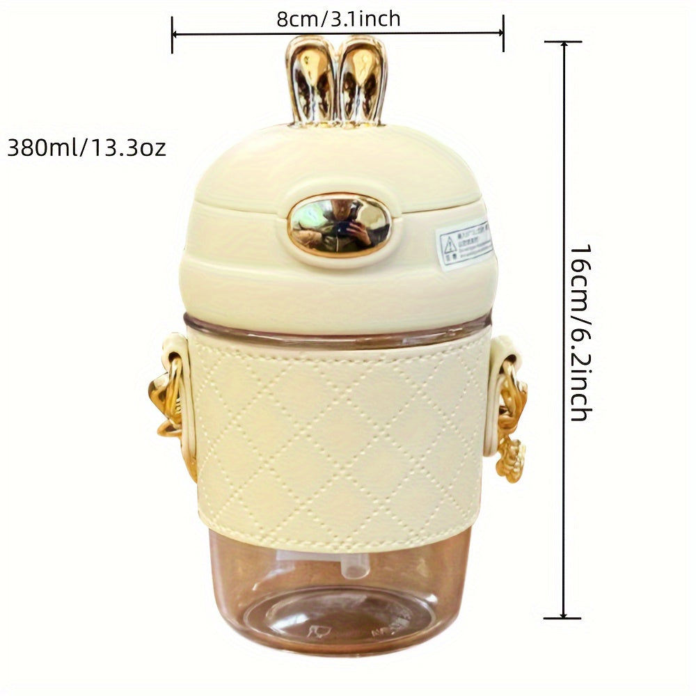 380ml Cartoon Water Bottle Portable High Temp Cup, Christmas Gift