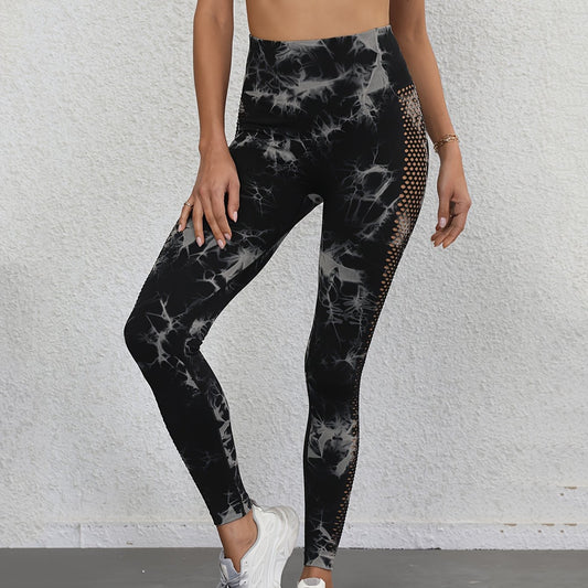 Tie Dye High Waist Yoga Pants Fitness Leggings Women's Activewear