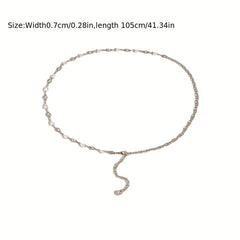 Heart Shaped Beads Tassel Belly Chain for Women