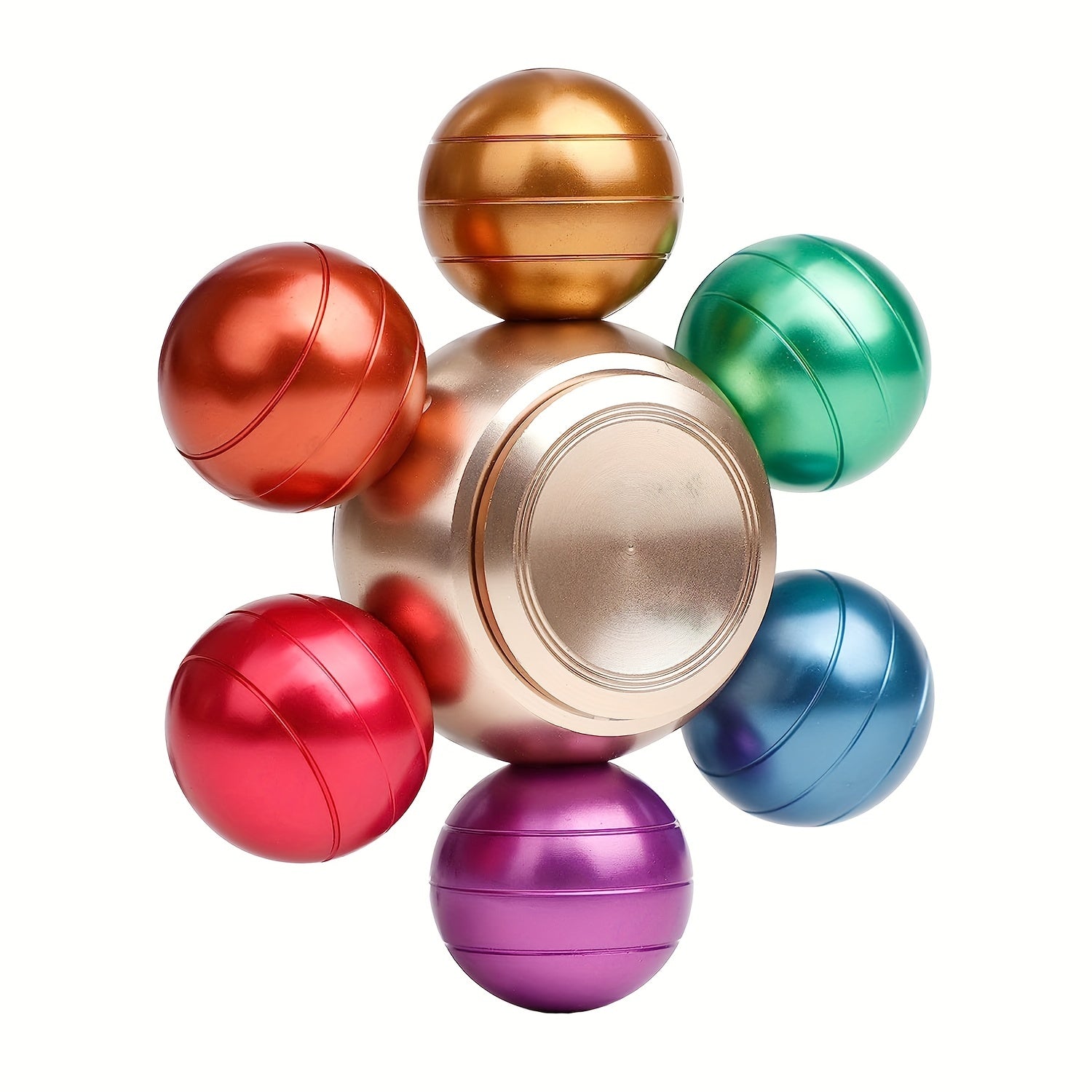 Metal Fidget Spinner Stress Ball for Kids & Adults