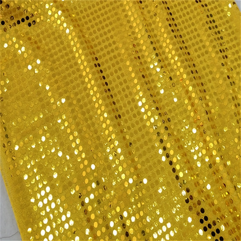 3yards Wedding Background Mesh Gauze Curtain with Sparkling Bead Fabric