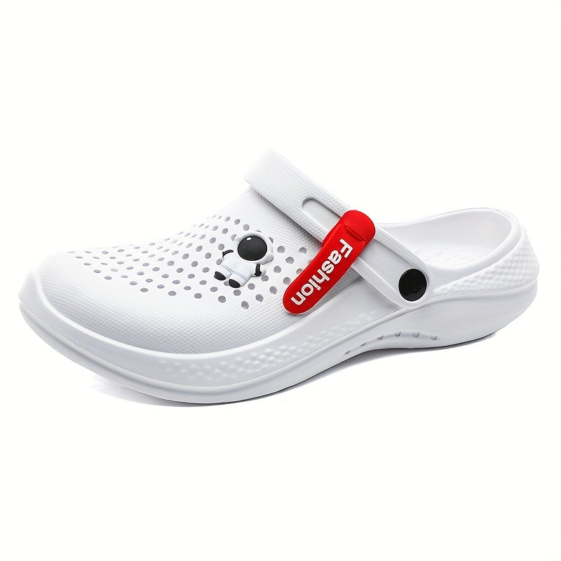 Women's Flat Clogs Sandals Adjustable Strap Non Slip Outdoor Beach Slippers