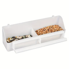 Double Dish Pet Bird Water Feeder