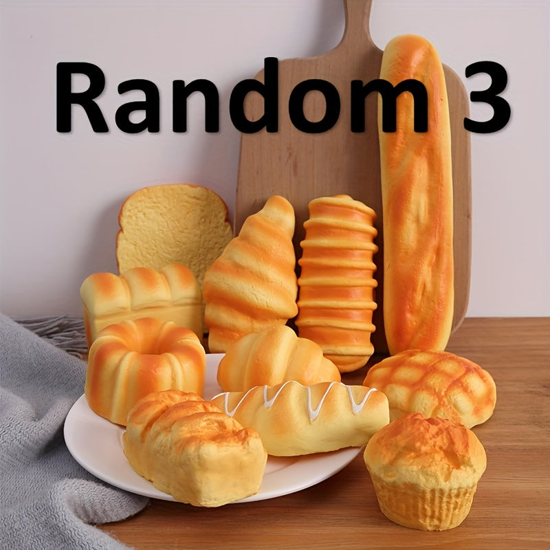 Bread Shaped Decorative Props for Photography and Display