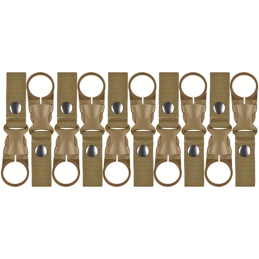 10pcs Buckle Hooks Nylon Webbing Hanging Bottle Buckle For Backpack