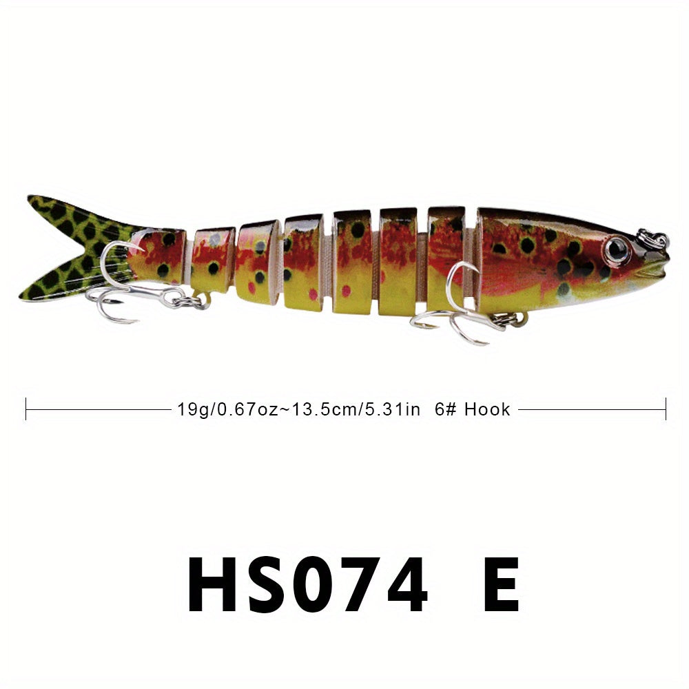 Proberos 8 Segment Swimbait 13 19g Fishing Lure - Assorted Colors
