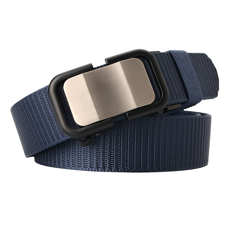 Nylon Belt Automatic Buckle Waist Belt Casual Jean Belts