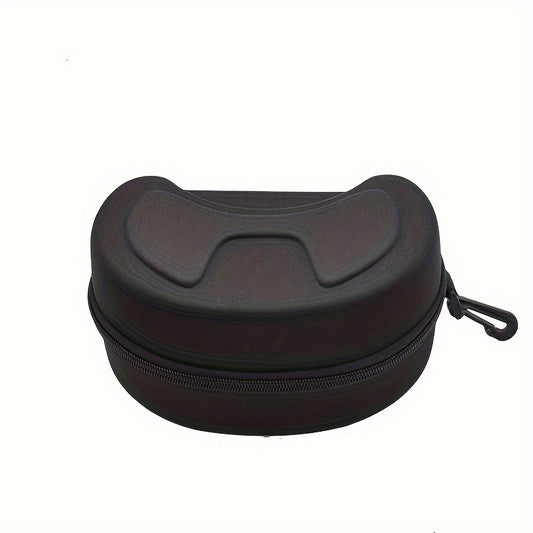 Skiing Snowboard Glasses Storage Box Hard Case Ski Goggle Portable Zipper