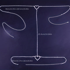 Blingbling Leg Chain Sexy Body Chain Jewelry