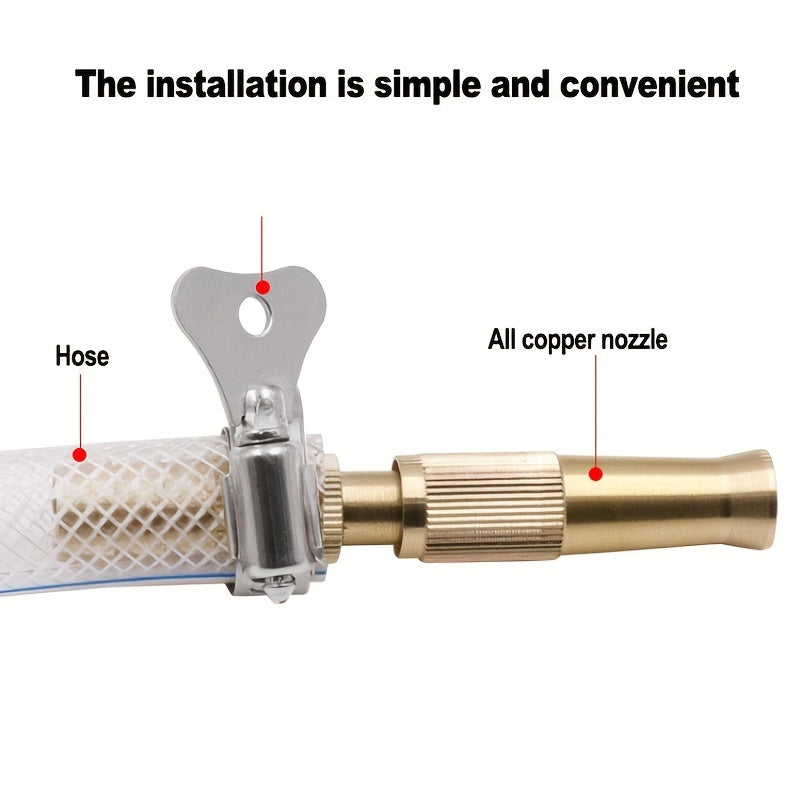 Brass Spray Gun Garden Hose Nozzle