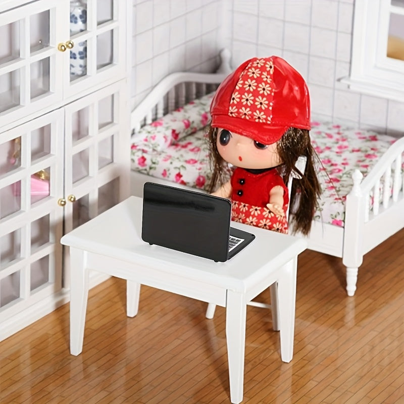 Mini Alloy Accessories 3pcs Kit Dollhouse Set Phone Tablet Laptop Model