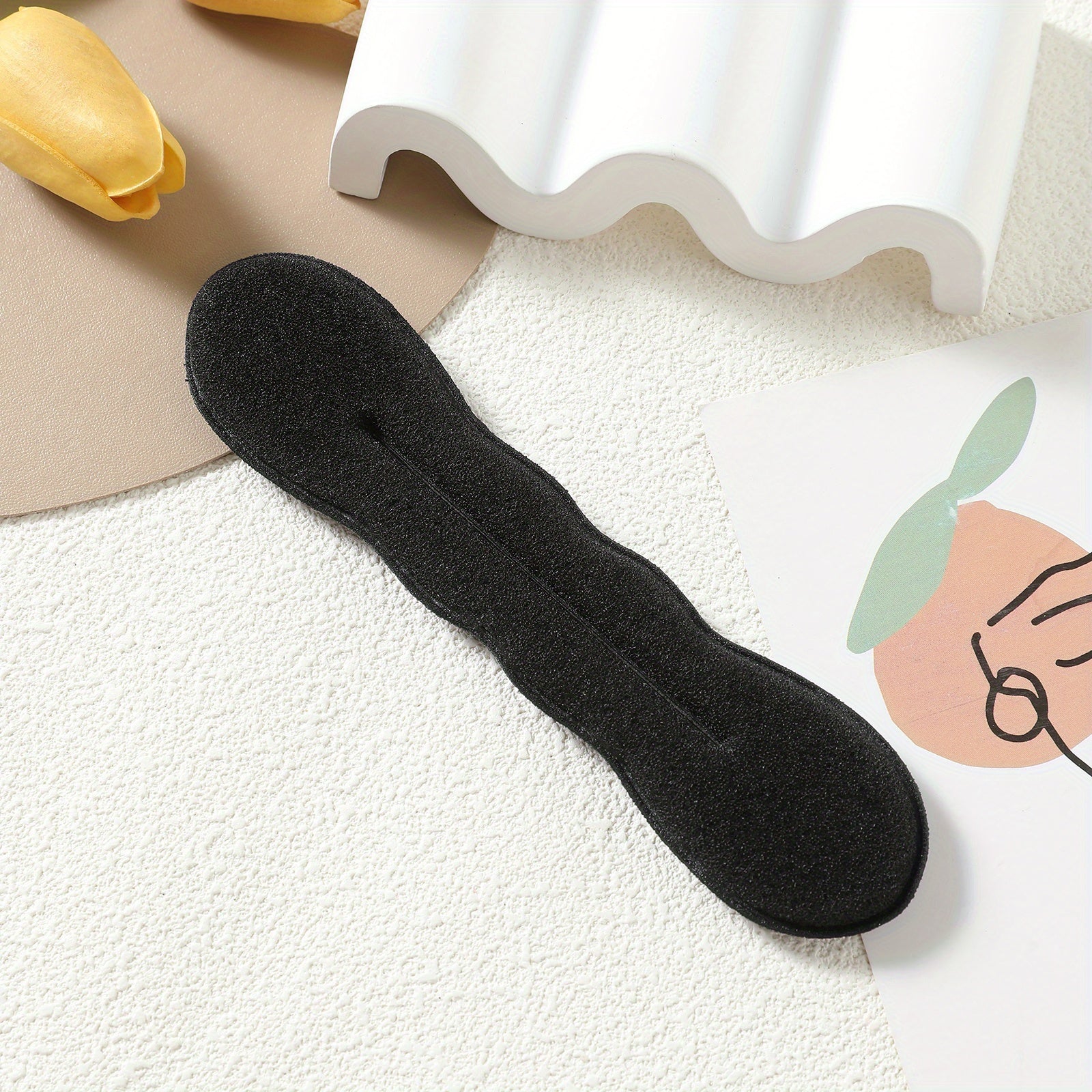Sponge Donut Ponytail Bun Maker Twister Tie Holder