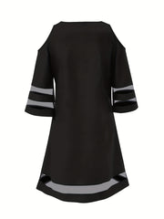 Stylish Mesh Stitch Dress for Women