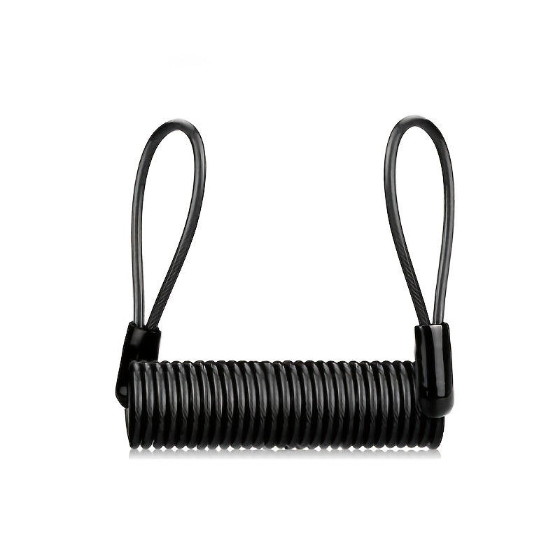 Heavy Duty Motorcycle Disc Brake Lock with Reminder Cable
