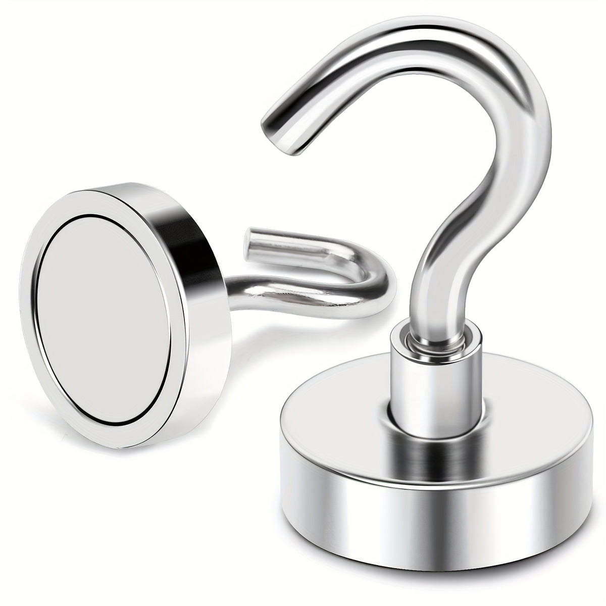 2pcs Neodymium Magnetic Hooks Heavy Duty 22 68 KG D20