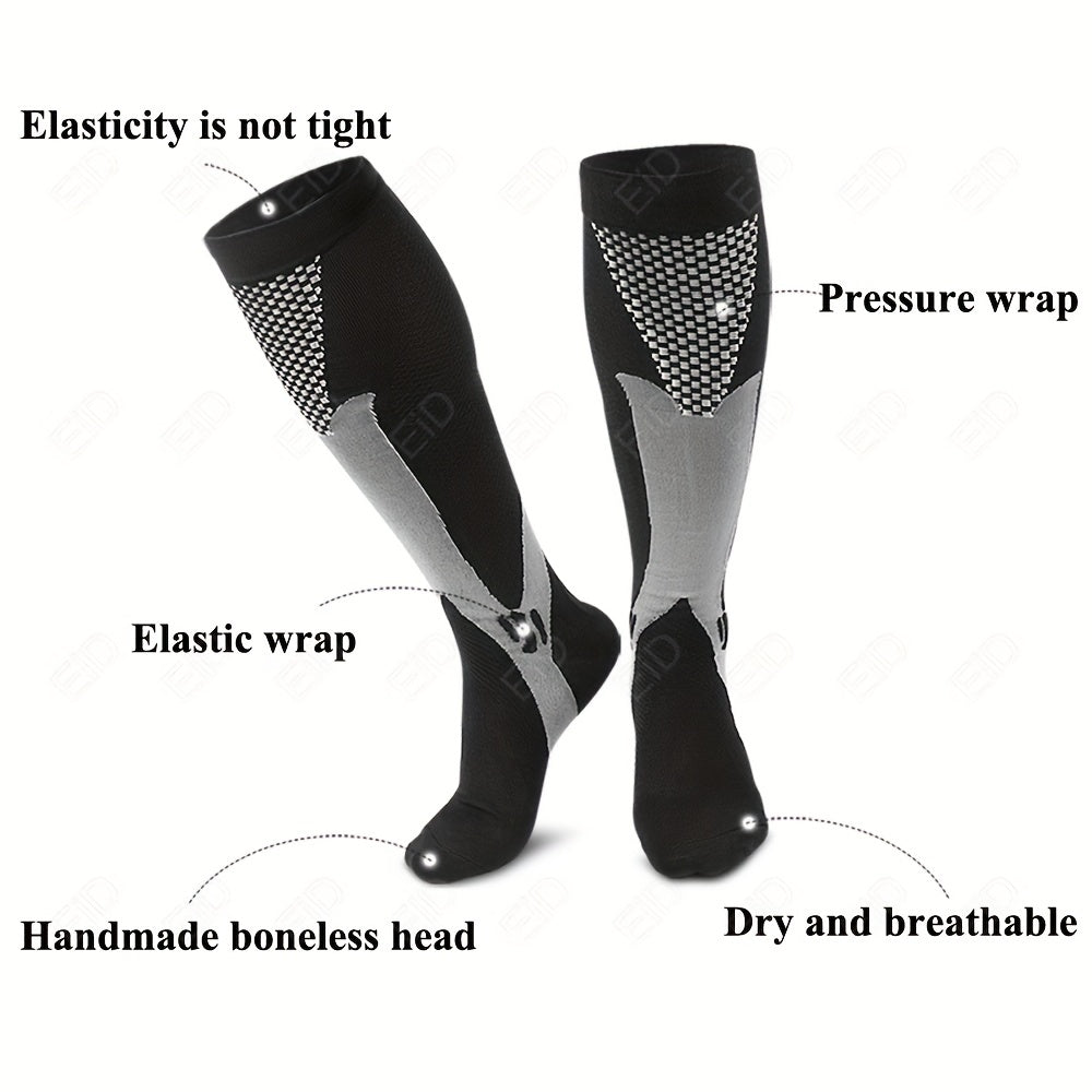 High Elastic Basketball Football Compression Socks