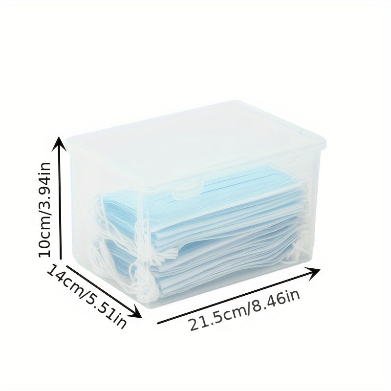 Desktop Storage Case Large Capacity Dustproof Mask Storage Box