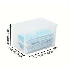 Desktop Storage Case Large Capacity Dustproof Mask Storage Box