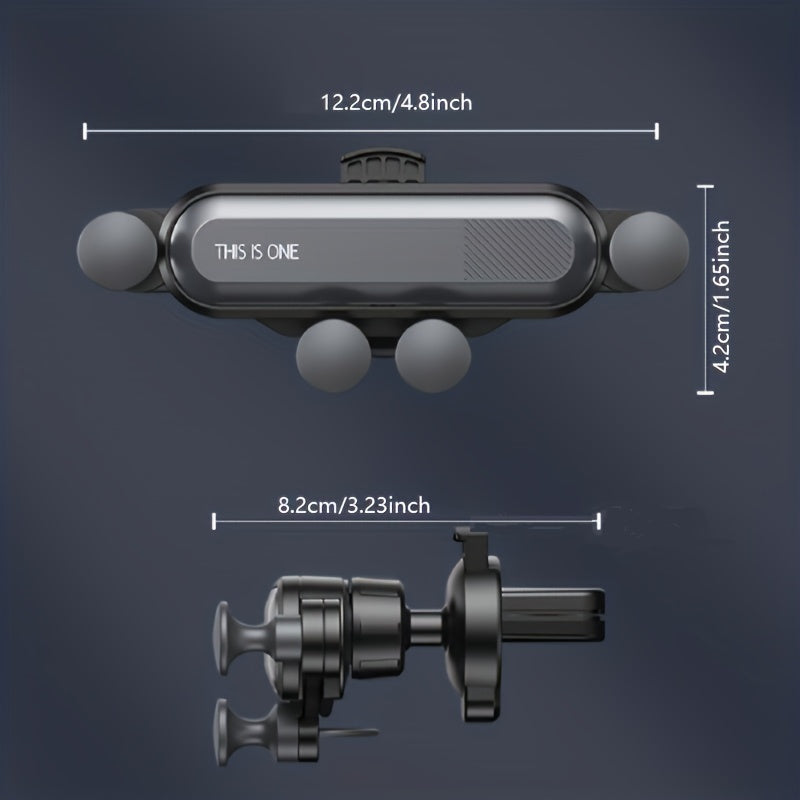 Car Air Outlet Phone Bracket Gravity Navigation Telescopic Bracket
