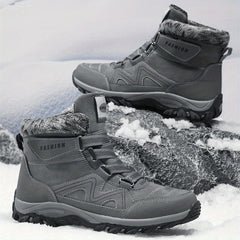 Men's Snow Boots Thermal Windproof Hiking Shoes
