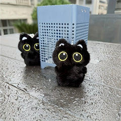 2pcs Cat Plush Doll Ornament Pillow Cat Toy Holiday Gift