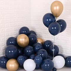 200pc Dark Latex Balloon Starry Sky Balloon 12.7x25.4x30.48cm