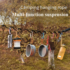 Camping Hanging Rope Clothesline Tableware Hammock Swing Rope