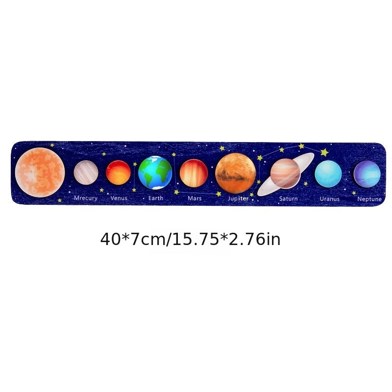 Solar System 8 Planet Puzzle Matching Board for Kids