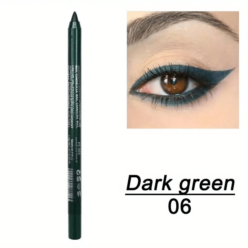 Metallic Glossy Smoky Eyeliner Long Lasting Waterproof Pen Eye Makeup