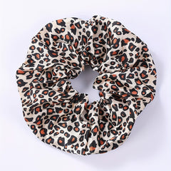 Y2K Leopard Pattern Scrunchies Hair Accessories Women Girls